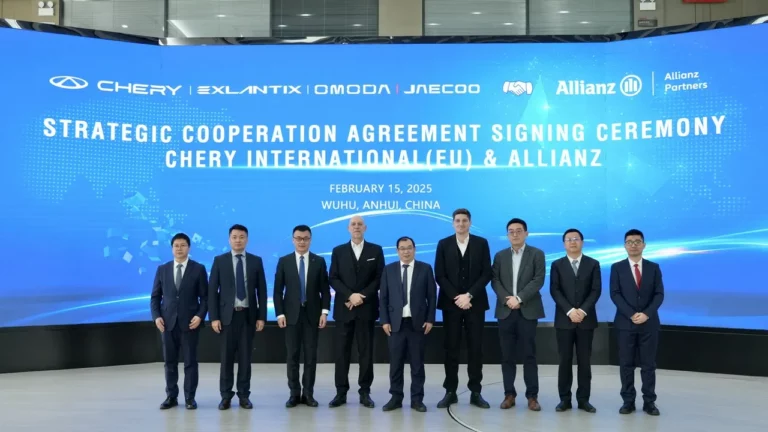 Allianz Partners-მა და Chery International-მა სტრატეგიული პარტნიორობის შეთანხმებას მოაწერეს ხელი